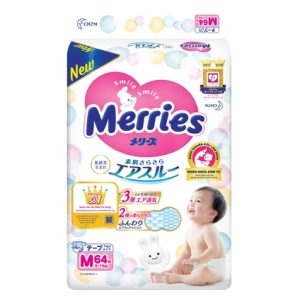 Bỉm dán Merries size M