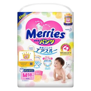 Bỉm quần Merries size M