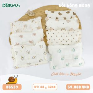 Gối bông mỏng Dokma DS539