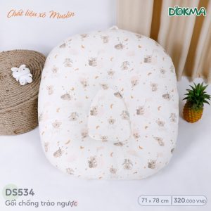 Gối chống trào ngược Dokma vải xô Muslin